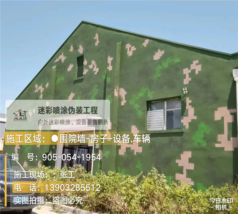 文山外墙数码迷彩漆施工报价清单(100㎡标准墙面测算)