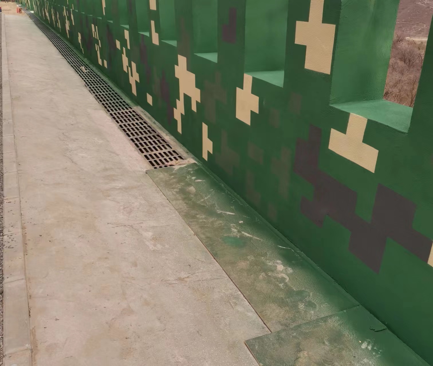 文山围墙迷彩喷涂,数迷彩漆